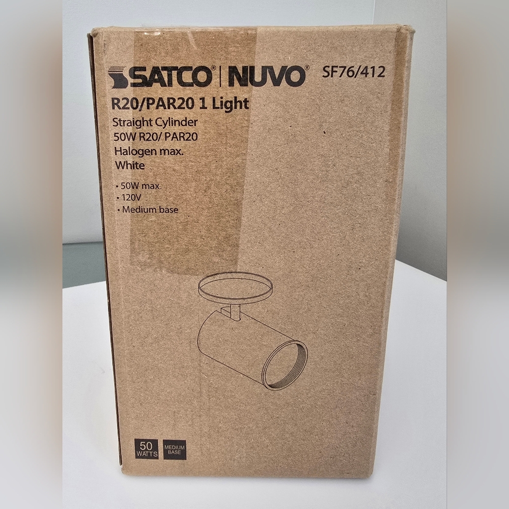 NUVO SF76/412 One Light Close-to-Ceiling Flush Mount White